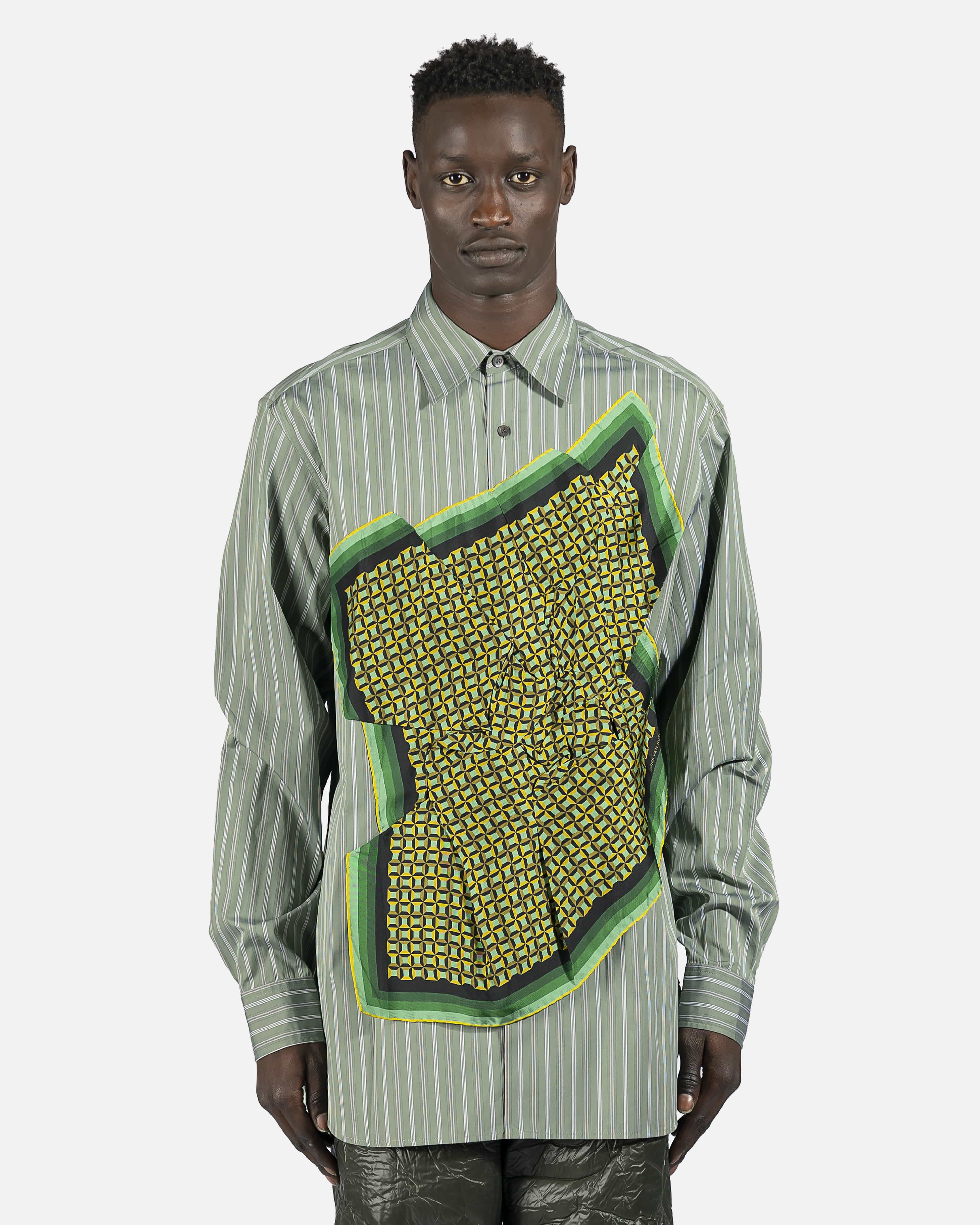 Cannon Button-Up Shirt in Light Green