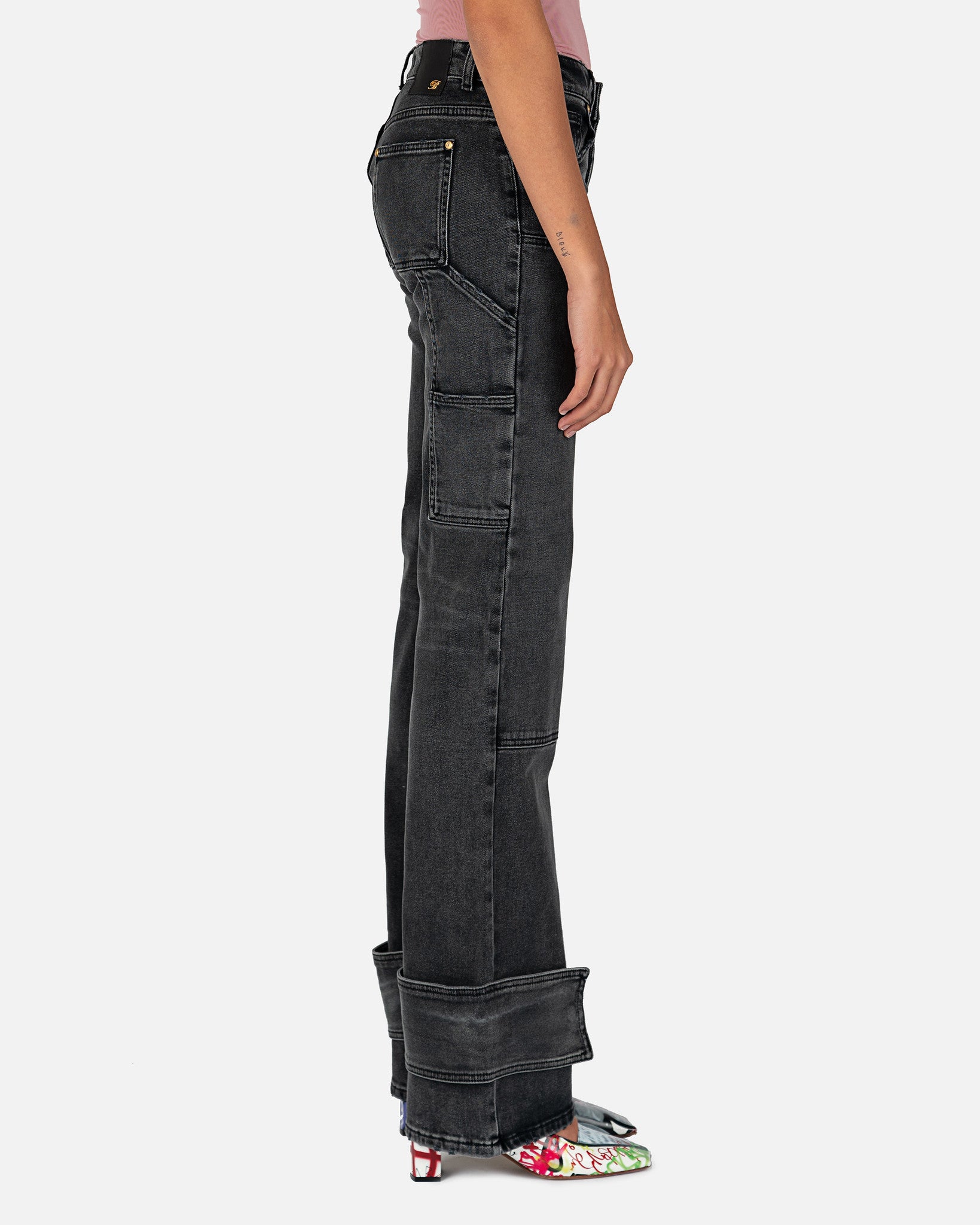 Cargo Jeans in Black