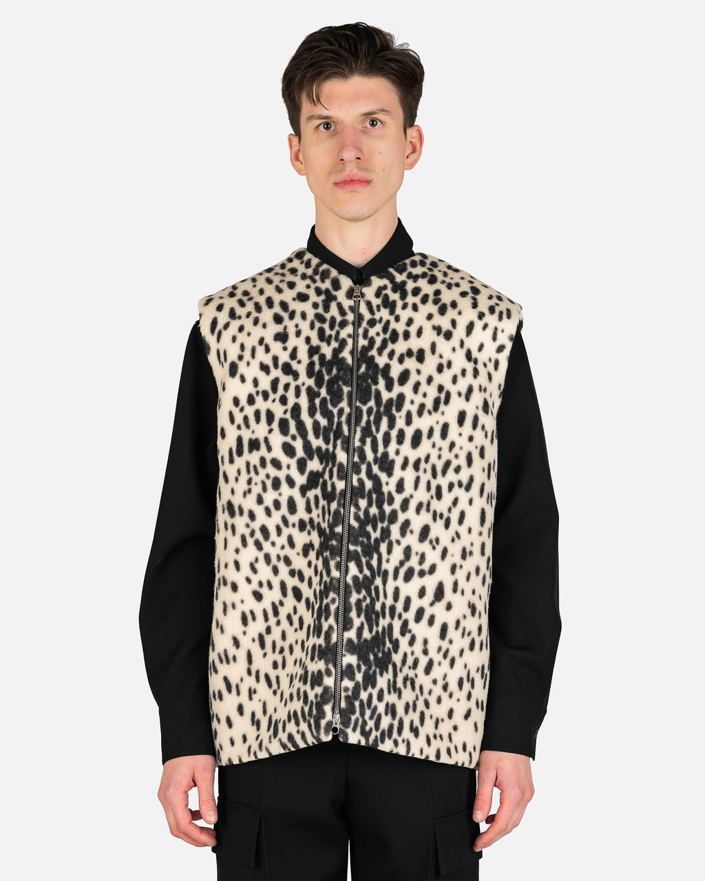 Cheetah Print Wool Cotton in Open Beige – SVRN