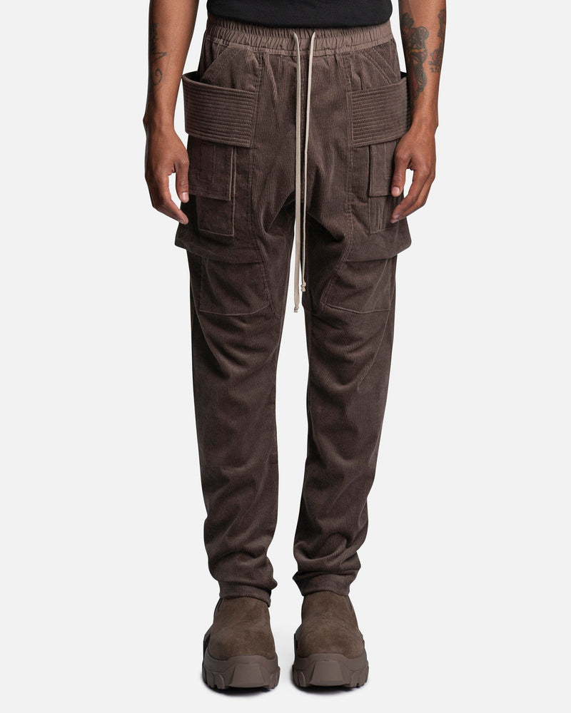 Corduroy Creatch Cargo Drawstring in Dust