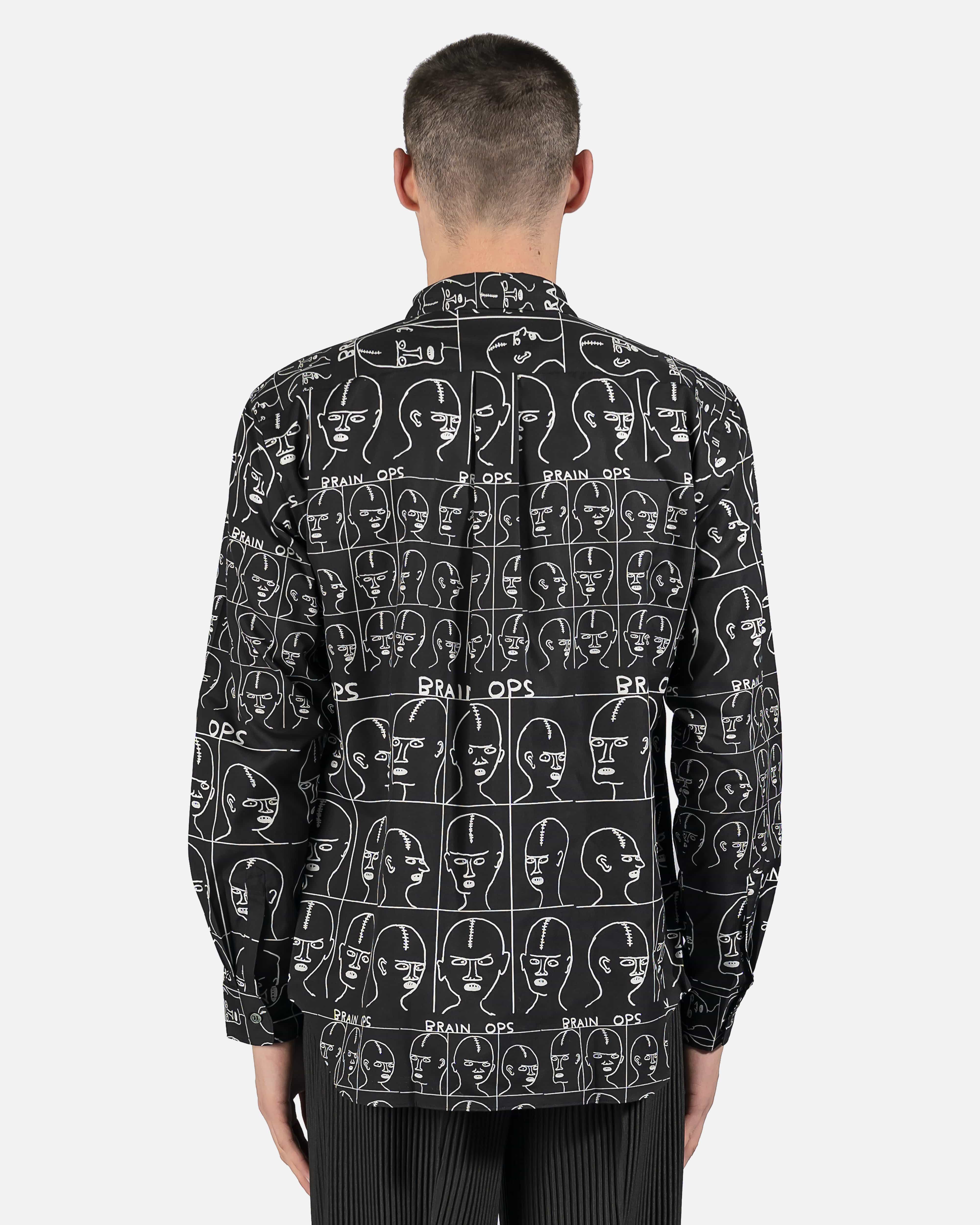 David Shrigley Button-Up in Black