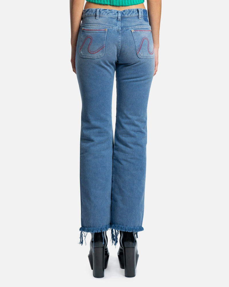 Denim Star Jacquard Pants in Blue – SVRN