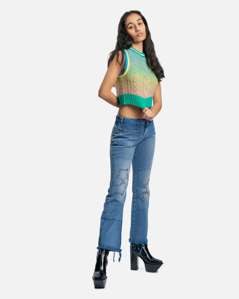 Denim Star Jacquard Pants in Blue – SVRN