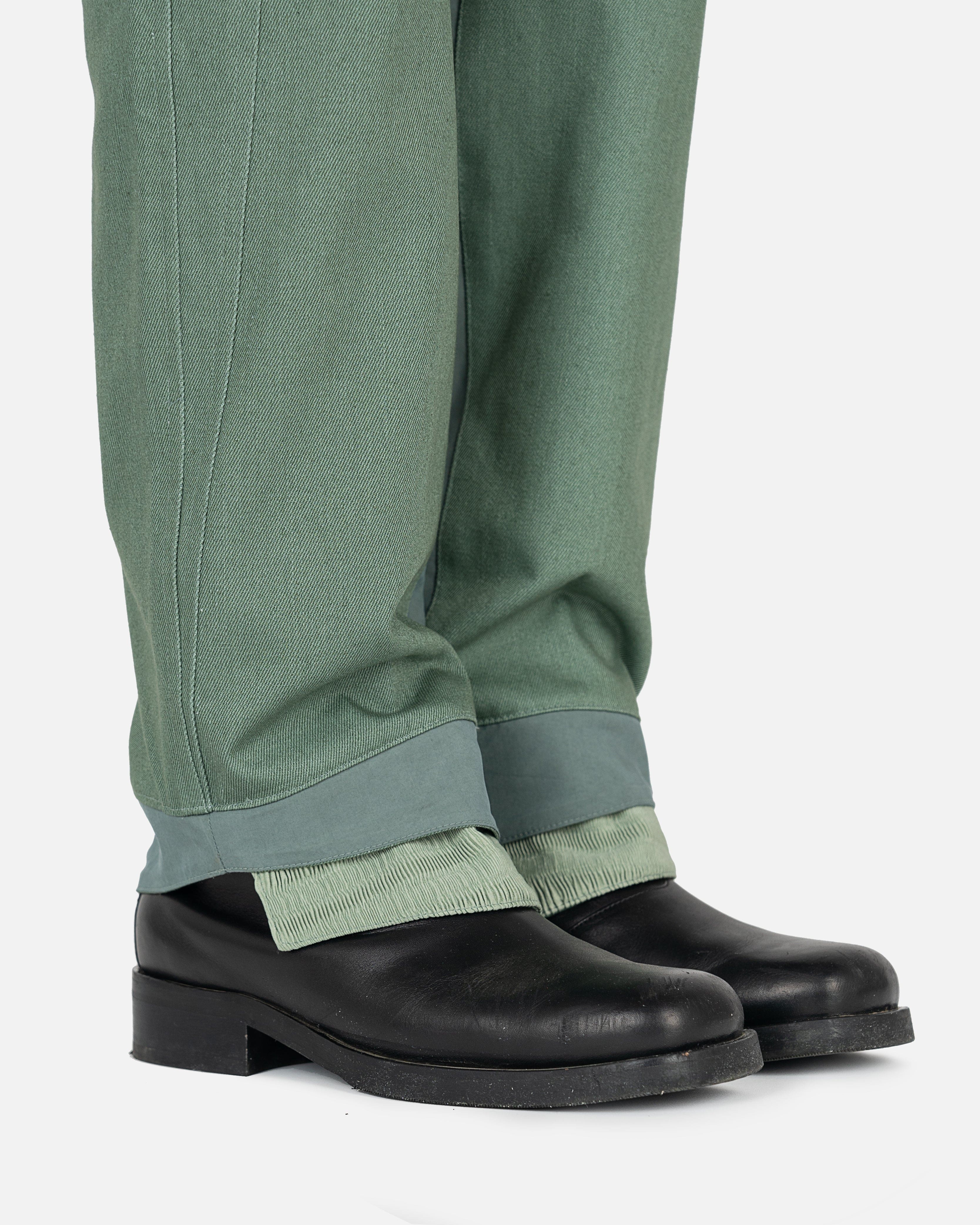 国内発送 XLIM 02 Trousers Ep. XLIM 2 04 Trousers in Green Black EP