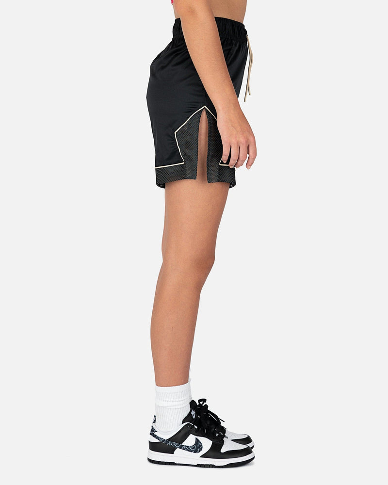 Essential Diamond Jersey Shorts in Black/Dark Smoke – SVRN
