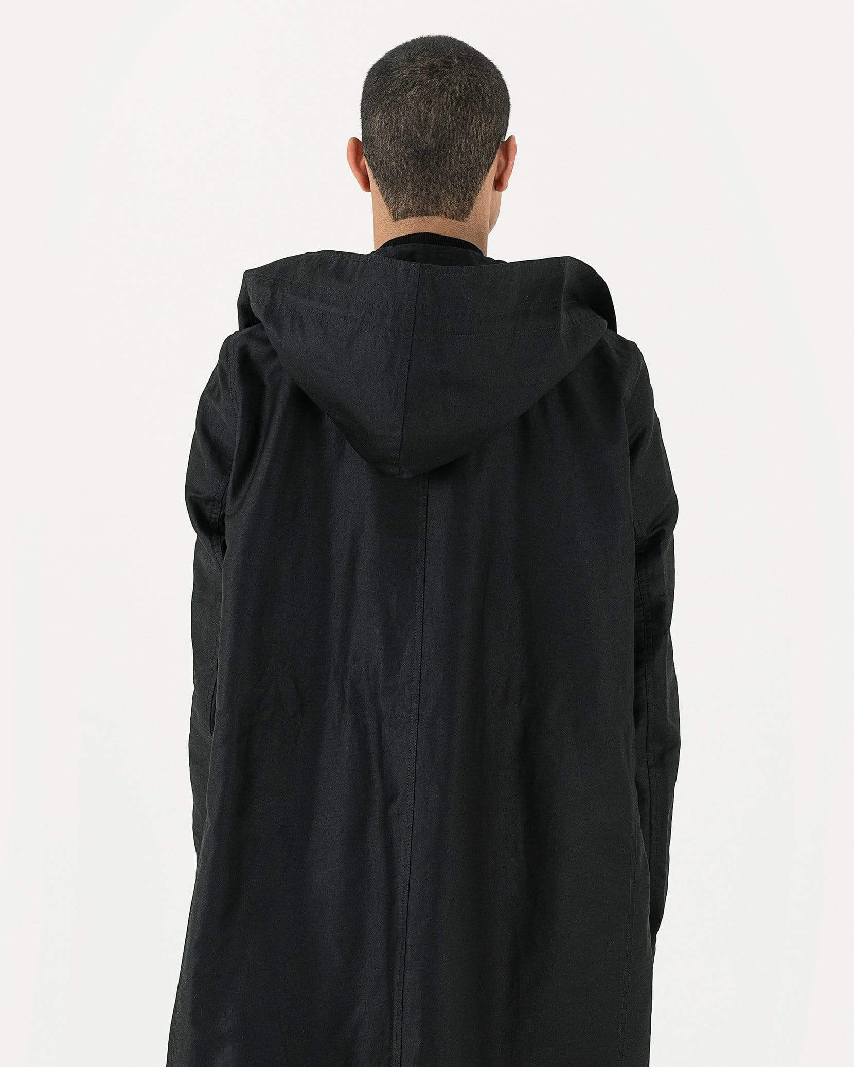 RICK OWENS DRKSHDW 18SS FISHTAIL PARKA-