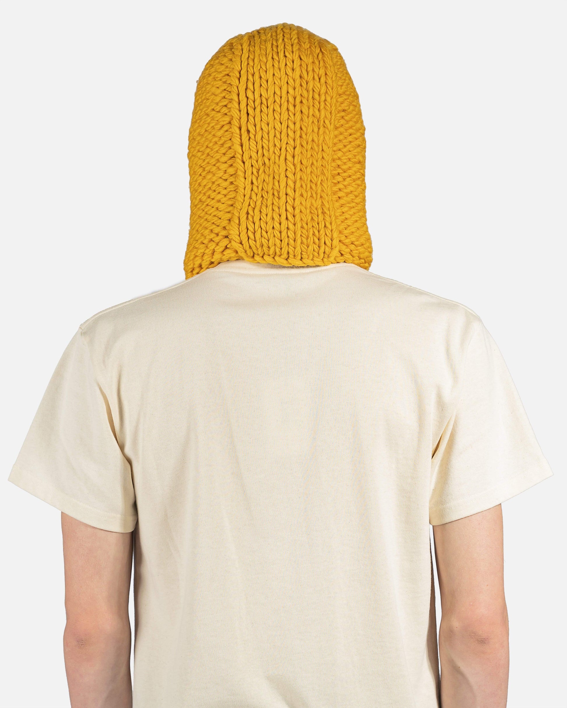 Knitted Hood in Mustard SVRN