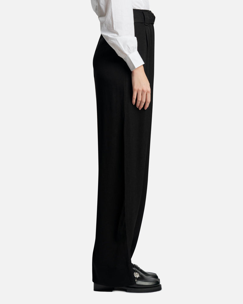 louren geometric jacquard widepants