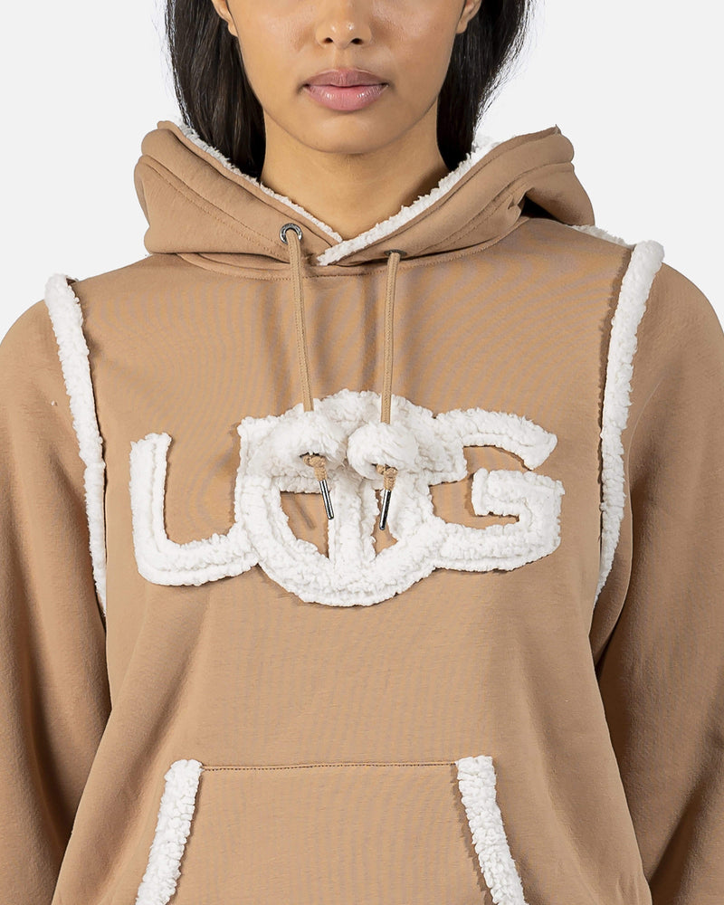 Telfar X UGG Shearling Hoodie Chestnut