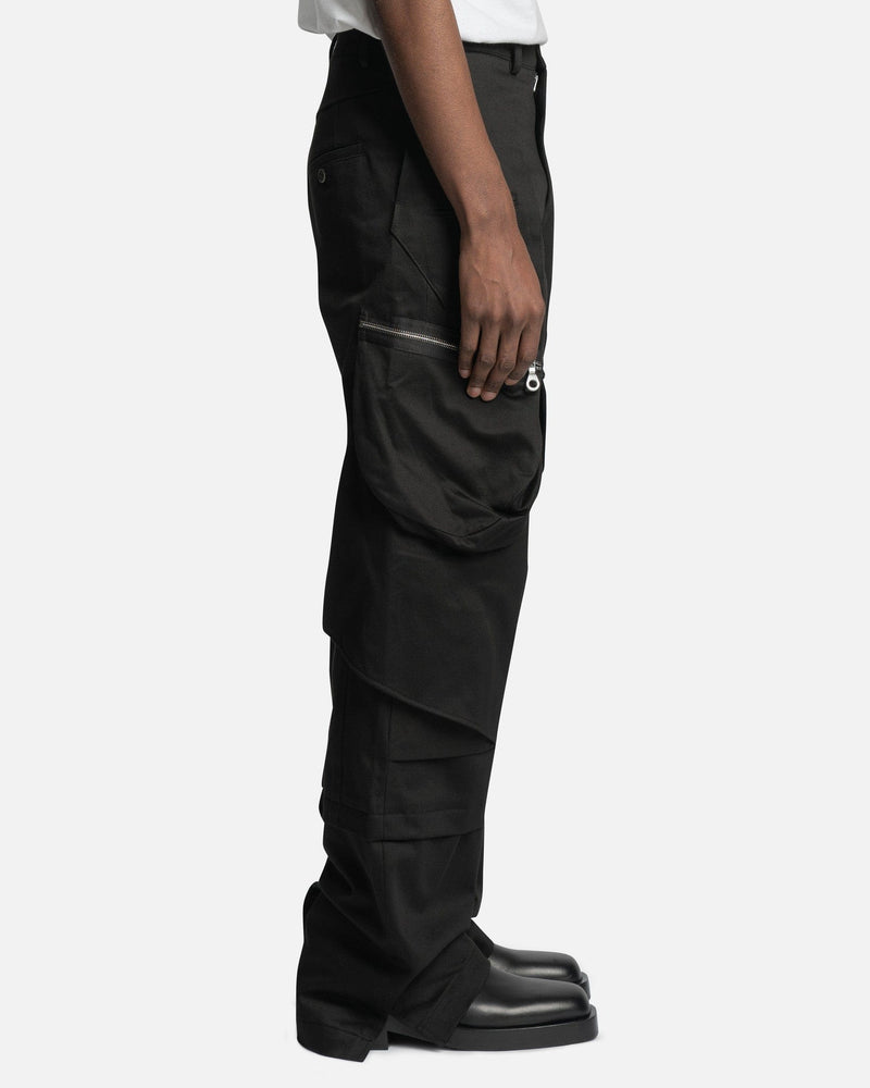 Multi Pocket Trousers in Black – SVRN