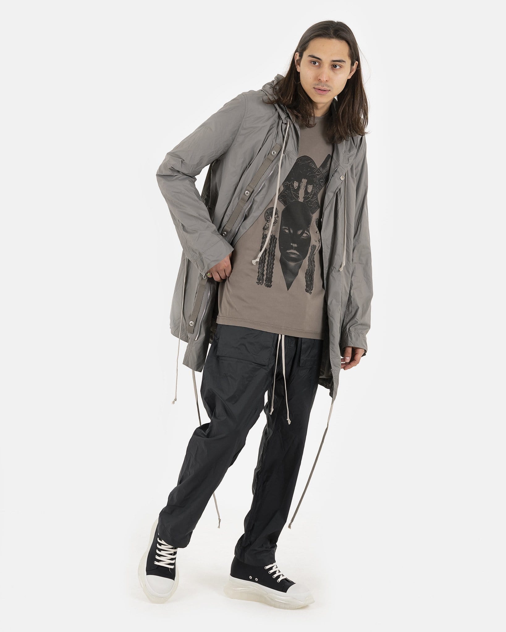 RICK OWENS DRKSHDW 18SS FISHTAIL PARKA smcint.com