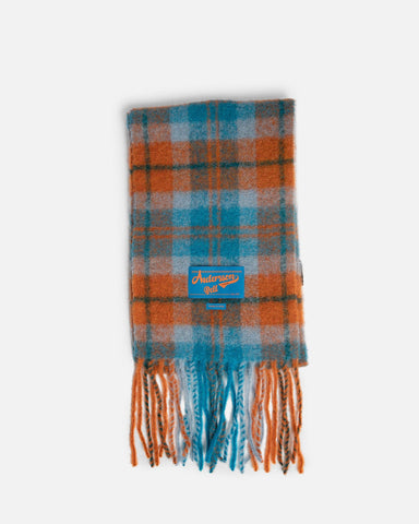 Stola Big Check Scarf in Orange – SVRN