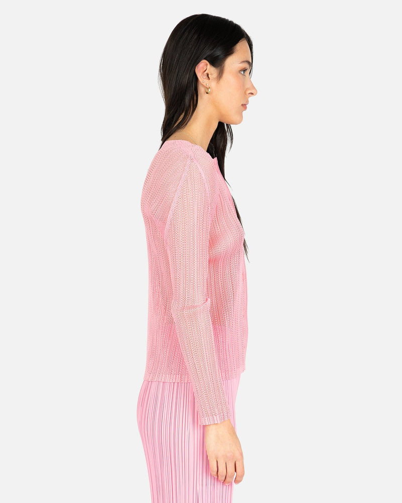 Tatami March Cardigan in Pink – SVRN