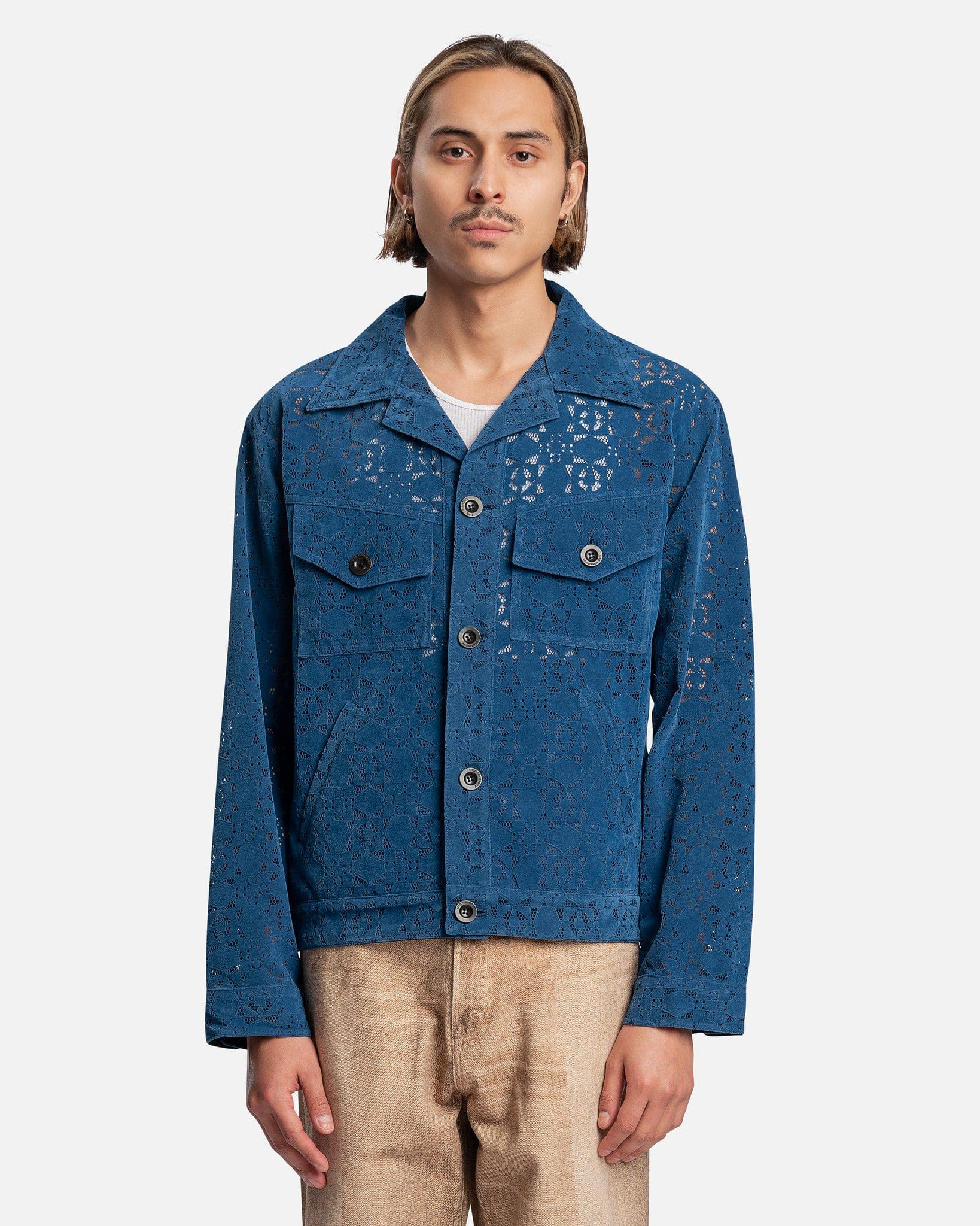 Trucker Jacket in Blue