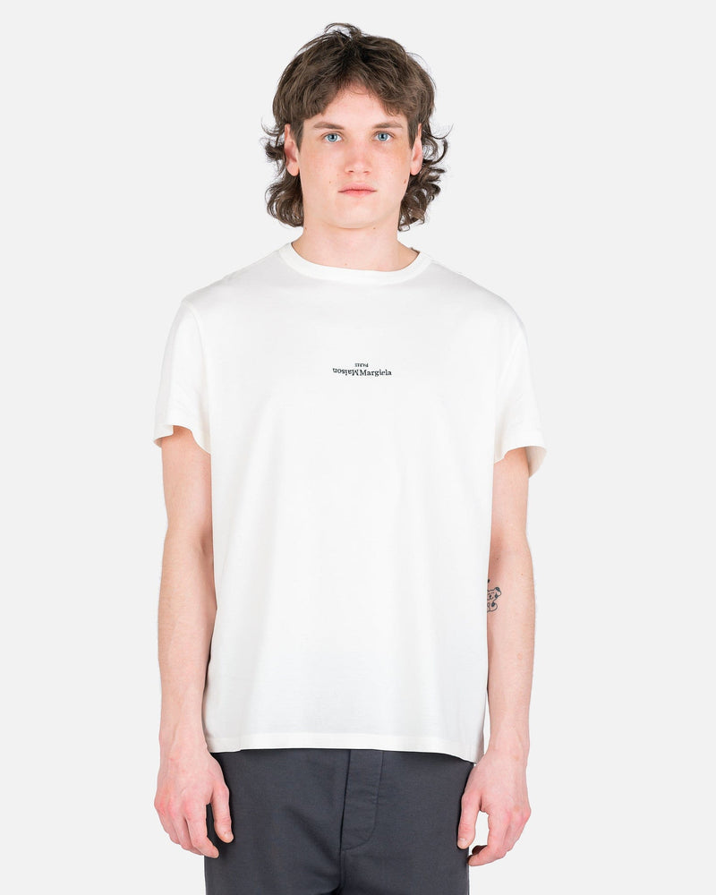 Upside Down Logo T-Shirt in White – SVRN