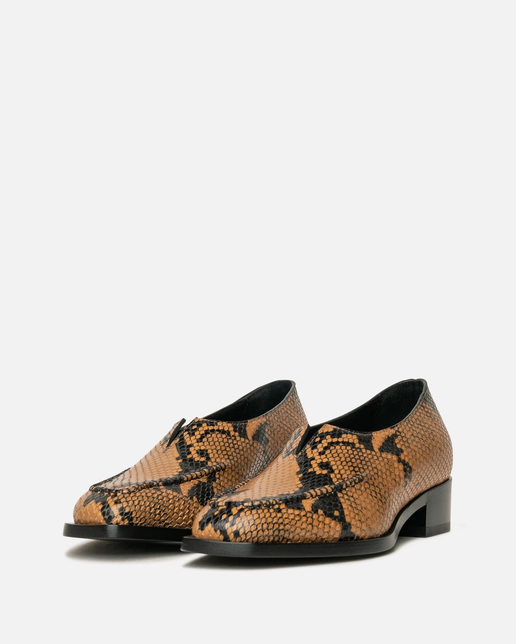 V-Neck Loafer in Core Python