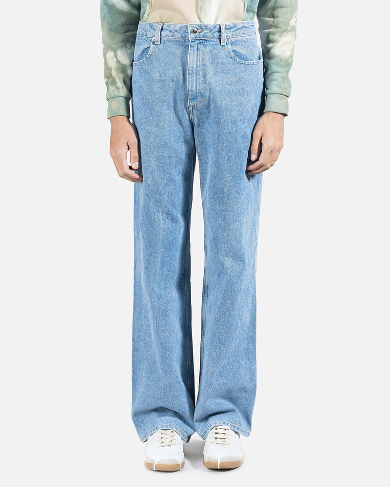 eckhaus latta blue wide leg jeans 31 | ochge.org