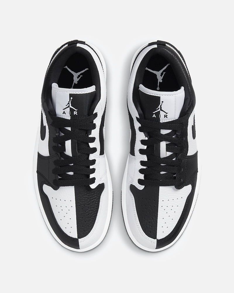 black and white jordans women's