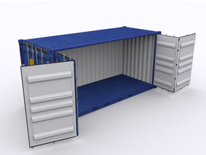 New 20ft Open Side Shipping Container-ContainerDiscounts.com