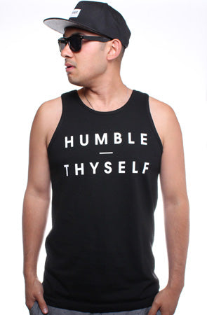 Humble Thyself (Men's Black Tank)