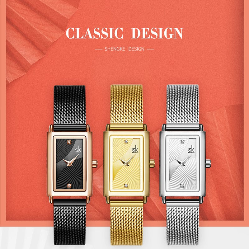 square shaped watches for ladies