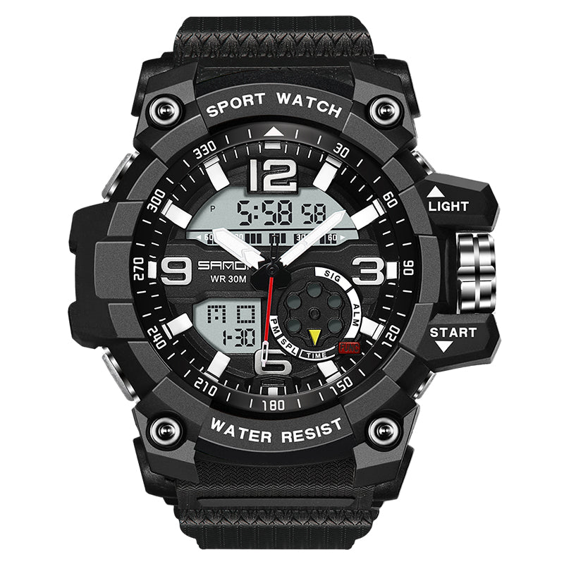 Sanda 759 military watch with digital and analog display – iluwatch.com