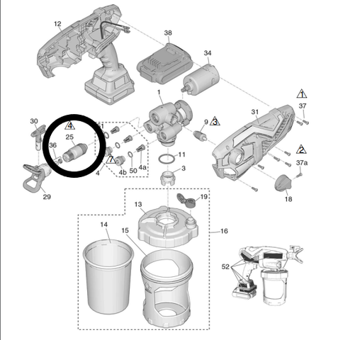 Graco 17P174 Front Valve Kit