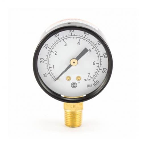 100 psi pressure gauge