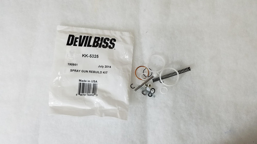 Devilbiss KK-5025 Spray Gun Rebuild Kit (GFG, GFHV) |$60.95