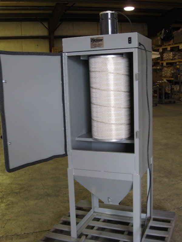 Cyclone 400 Cfm Expanded Duty Sandblast Cabinet Dust Collector