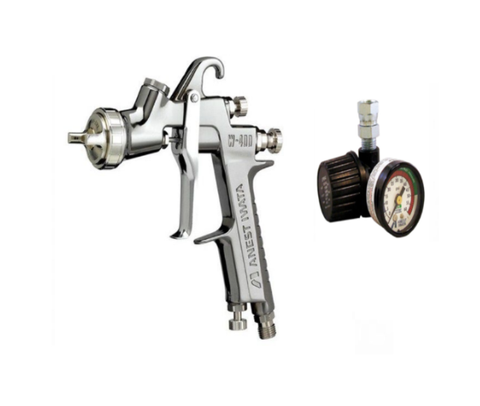 IWATA W400-LV Classic Plus Series Compliant Gravity Feed Spray Gun 1.3 mm