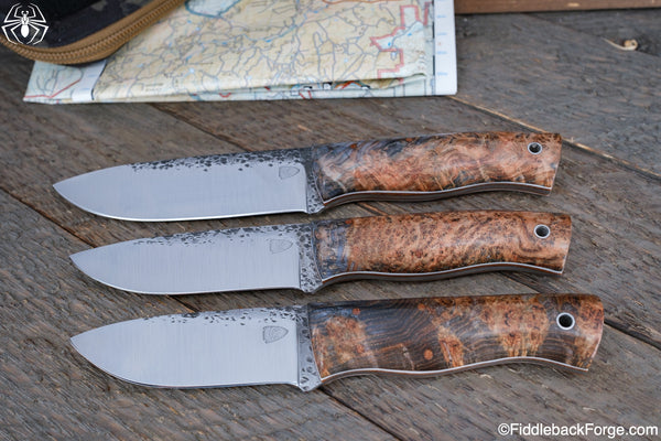 Fiddleback Forge Knives by Andy Roy