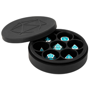 Fanroll - Dice Case - Silicon Round Dice Case Black