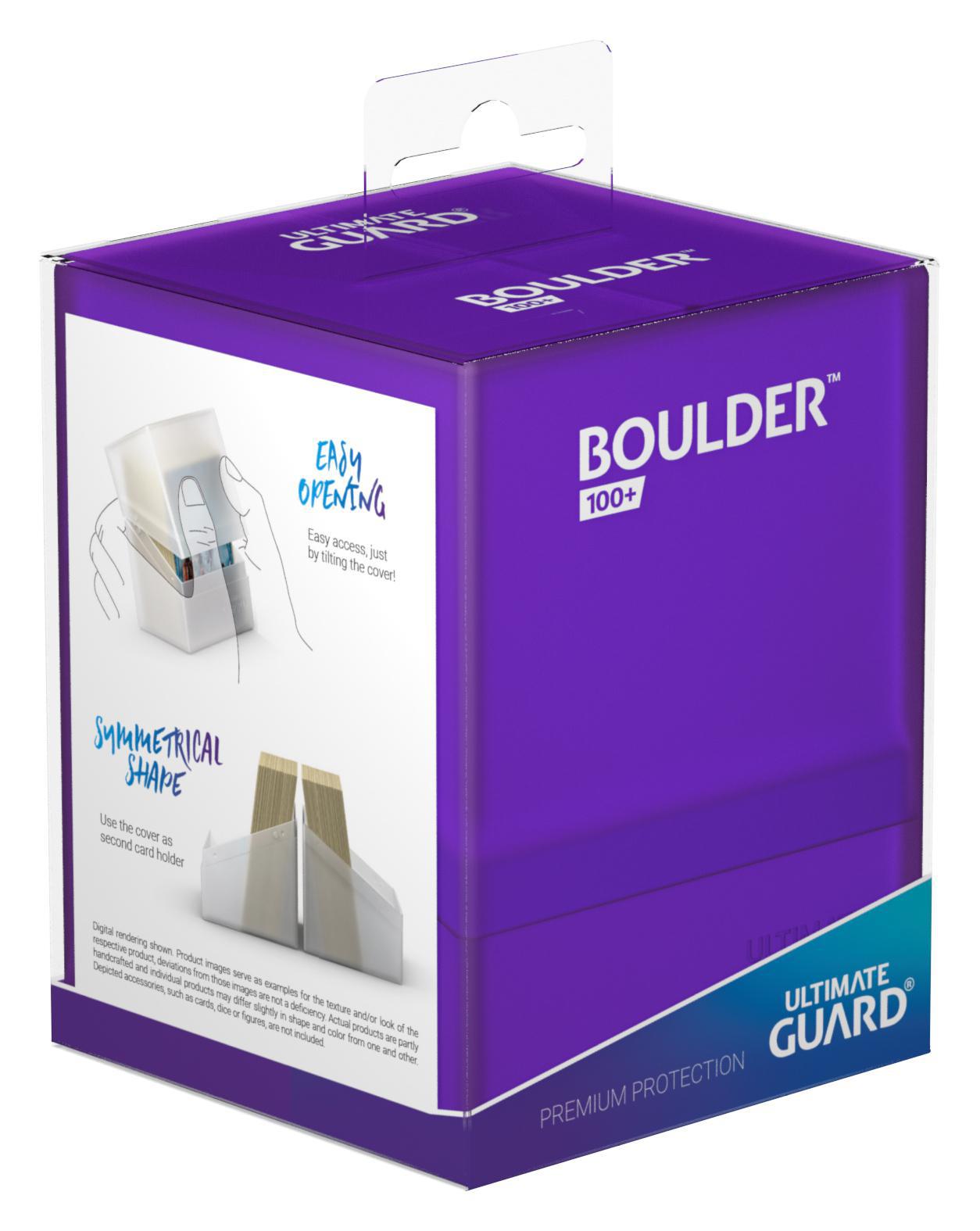 Ultimate Guard - Deck Box - Boulder 100+ - Amethyst