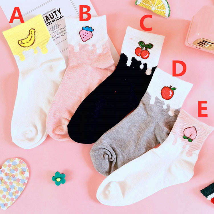 Lovely Fruits Socks JK1954 – Juvkawaii