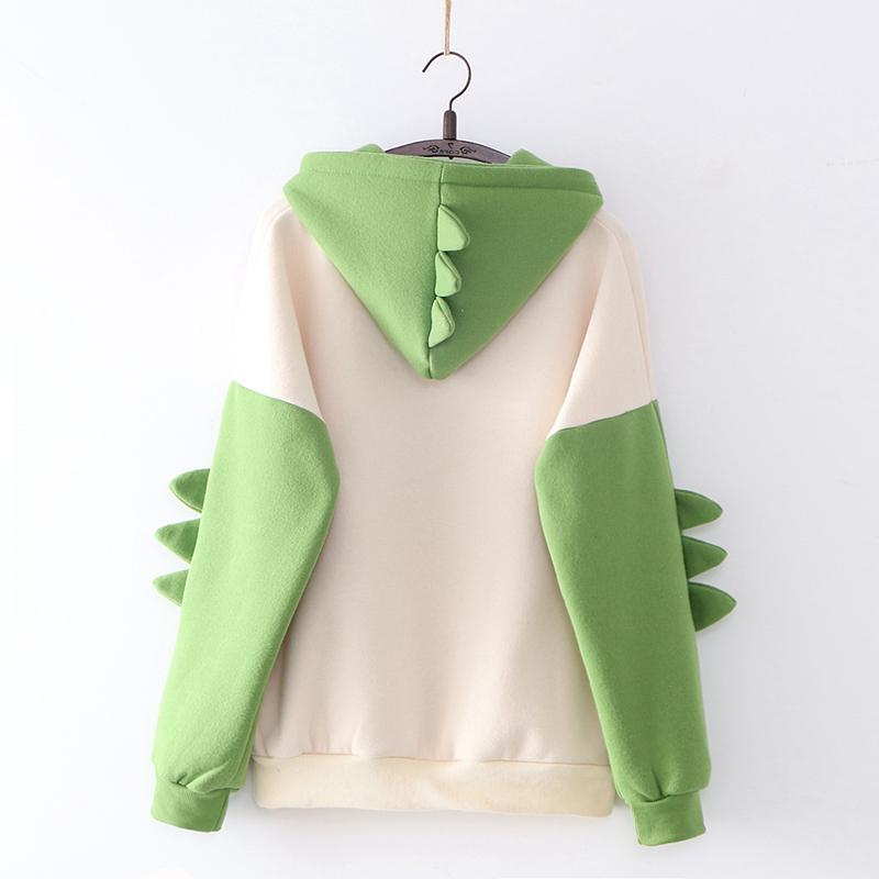 Cute Green Monster Hoodie JK1781 – Juvkawaii