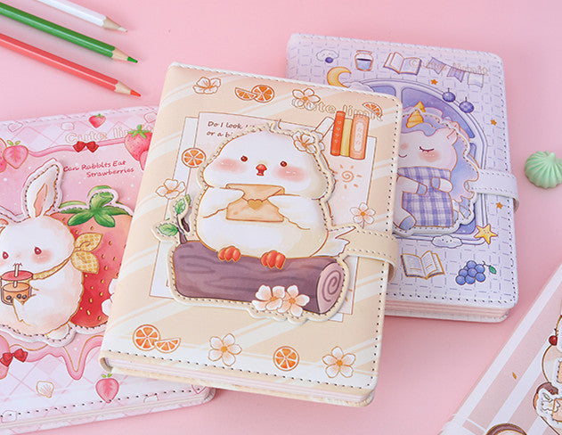 Strawberry Rabbit Notebook JK3137 – Juvkawaii
