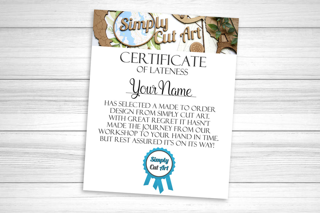 Lateness Certificate