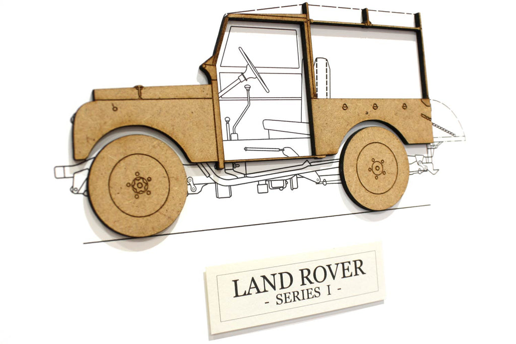 Land Rover Series I gift, Land Rover art