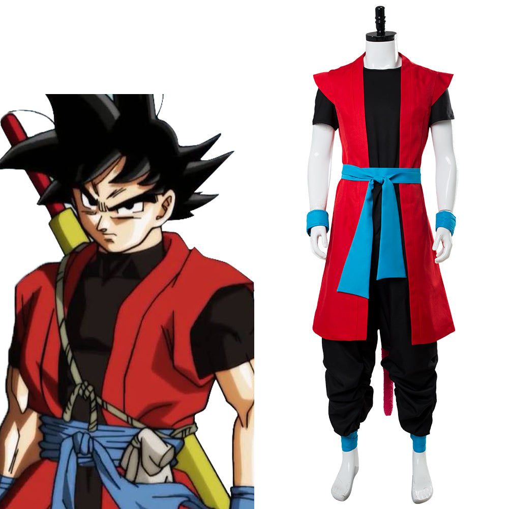 Super Dragon Ball Heroes: Universe Mission Son Goku Super Saiyan 4 Cos - Cosplaycart.fr