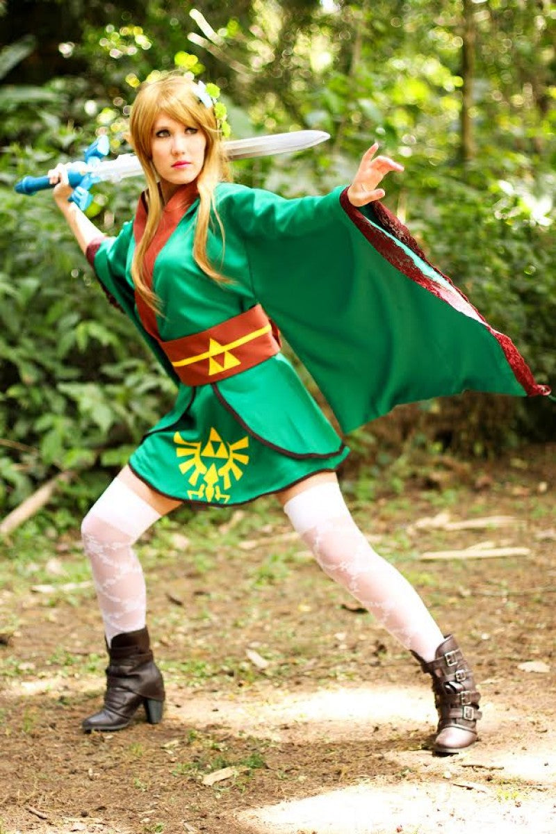 The Legend Of Zelda Link Cosplay Costume Version L