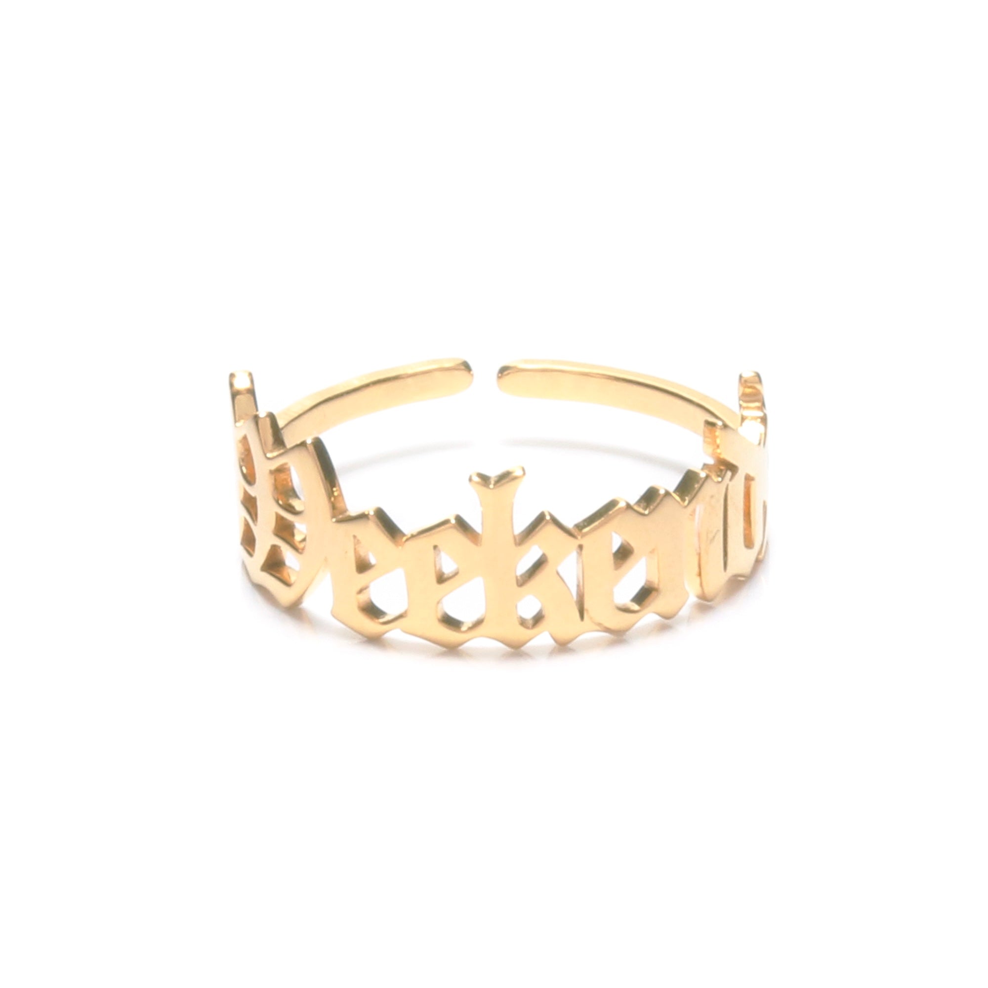 Name ring (choose from 14 fonts) 