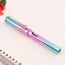 Rainbow Color Fountain Pen For Kids Writing School Office Supplies Kawaii Stationery Gift Pen Writing Tool 0.38mm