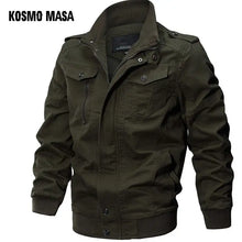 KOSMO MASA Bomber Veste Hommes Automne Hiver 2018 Militaire Mens Vestes Et Manteaux Noir Coupe-Vent Veste pour les Hommes Outwear MJ0074