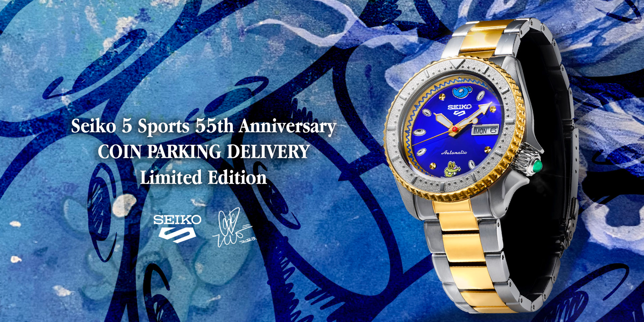 Seiko 5 Sports 55th Anniversary COIN PARKING DELIVERY Limited Edition –  Seiko USA