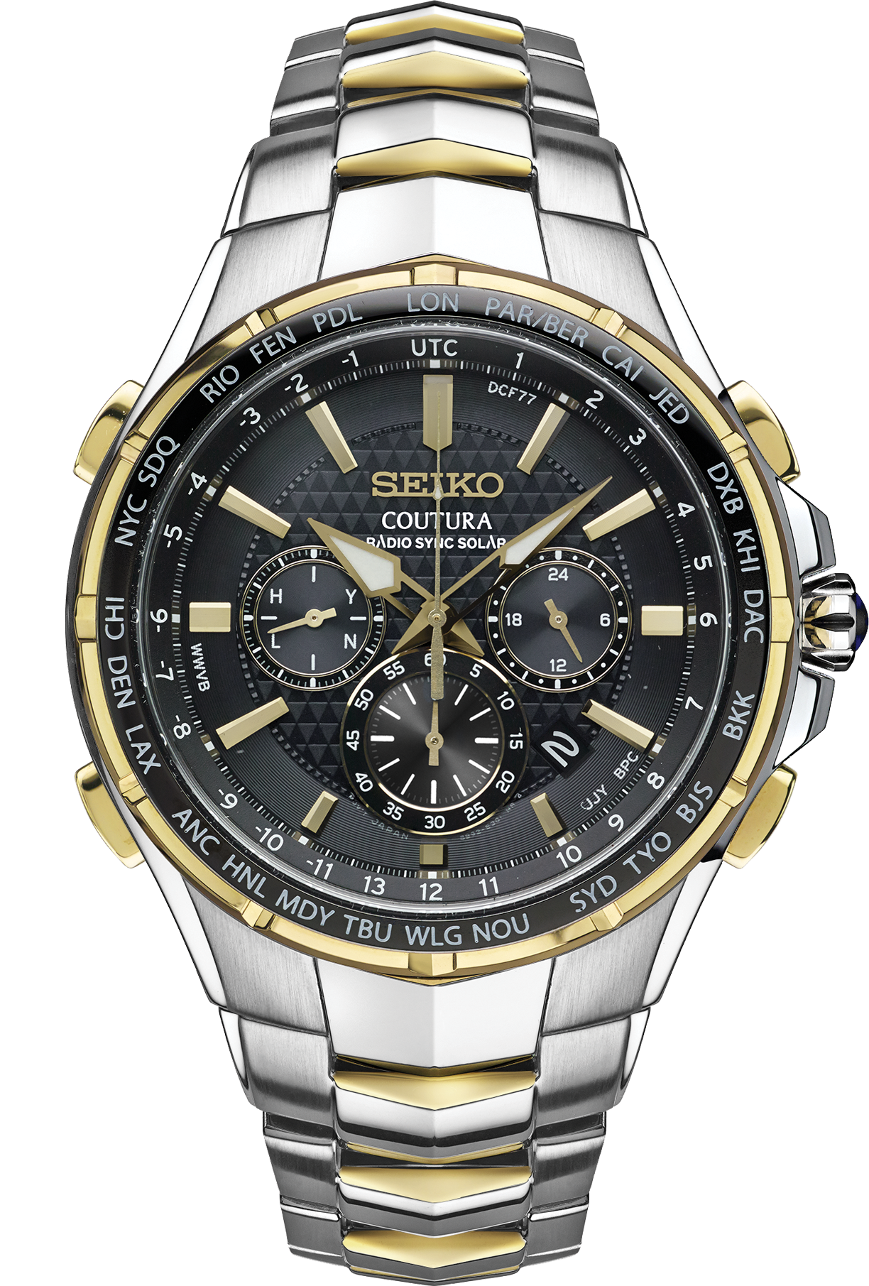 Arriba 52+ imagen seiko coutura radio sync solar chronograph