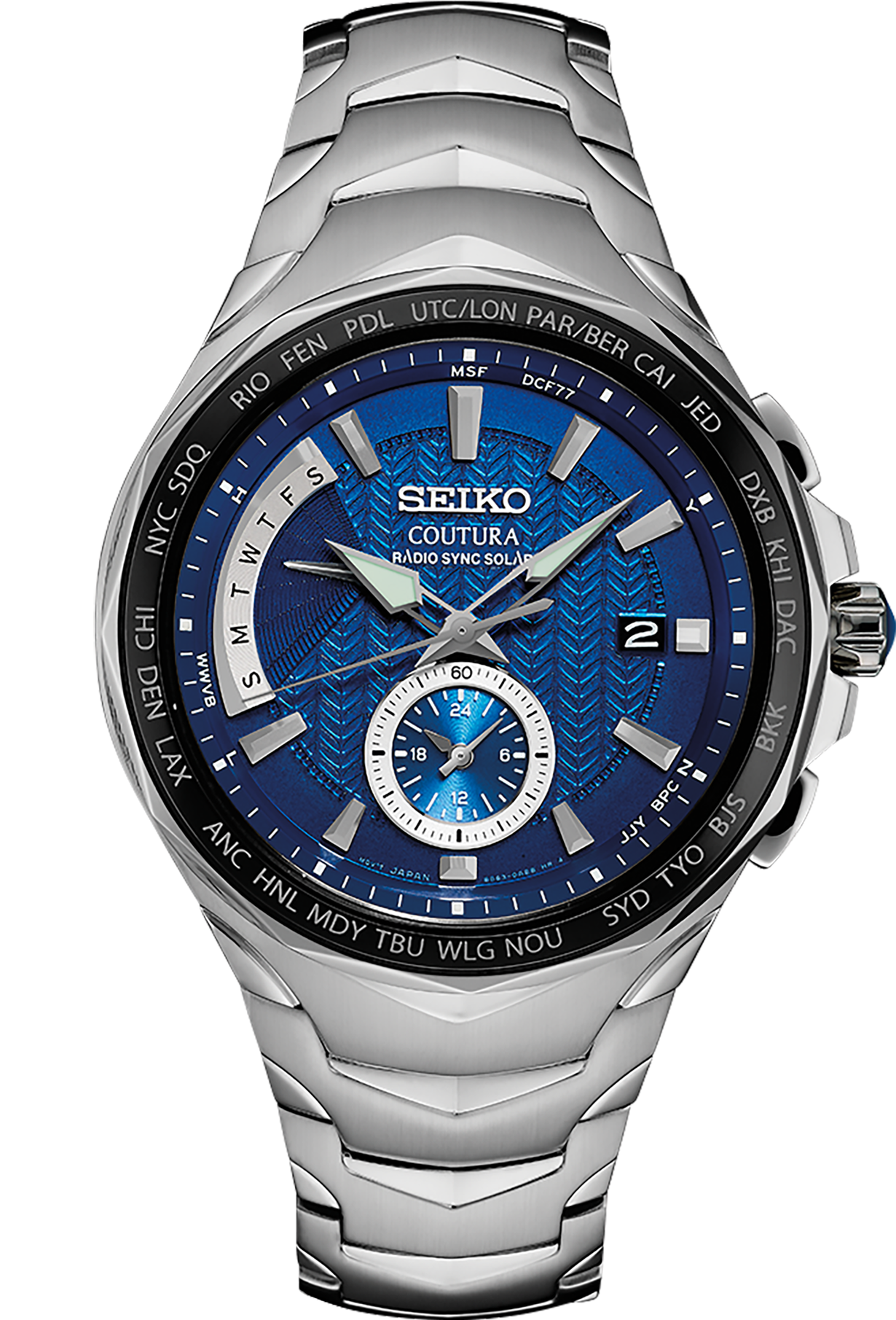 Arriba 60+ imagen seiko coutura blue dial