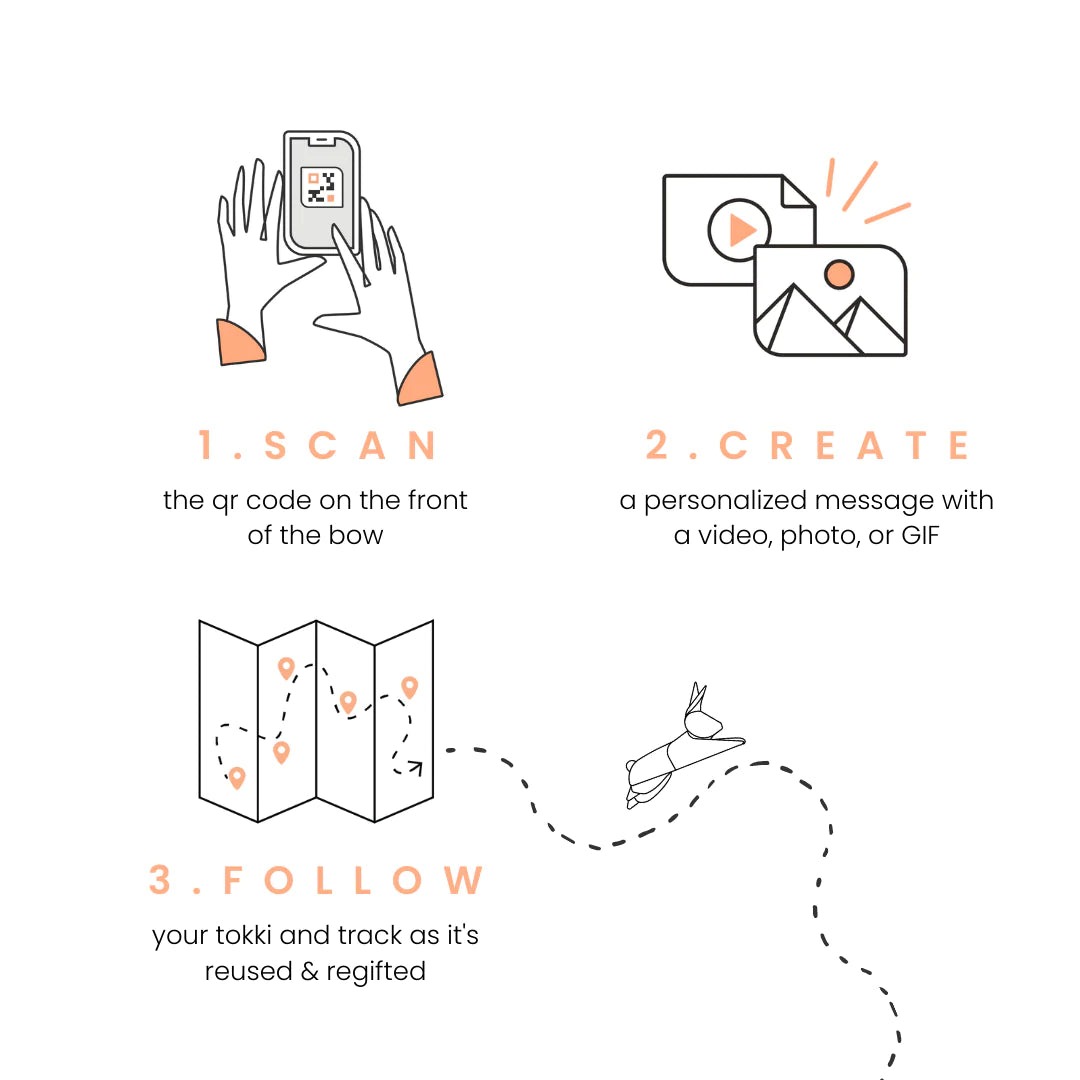 holly | qr card + gift bag