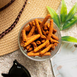 Churritos de amaranto con chipotle