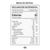 Obleas de Matcha sin azúcar 60g